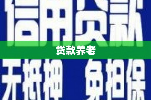 广西贷款养老